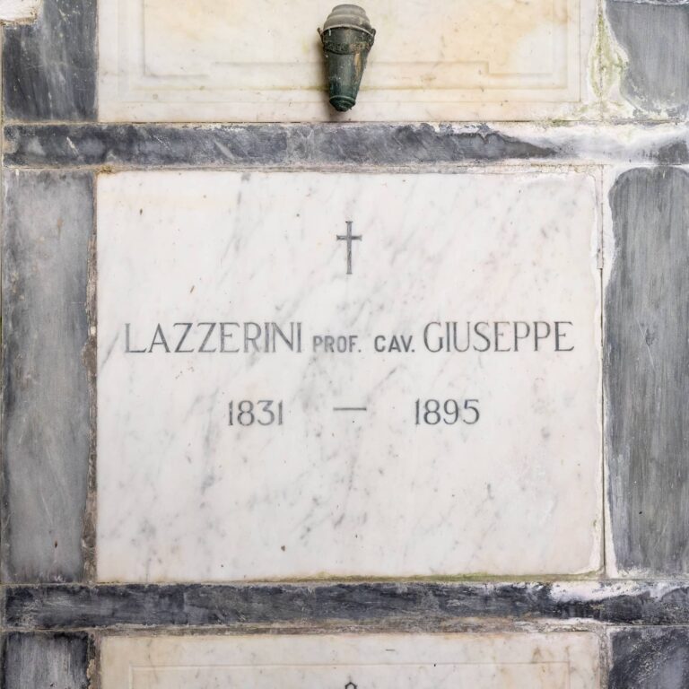 Lapide di Giuseppe Lazzerini